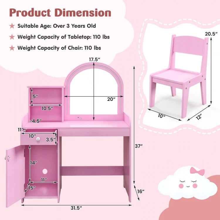 Little Glam Vanity Set - Pink