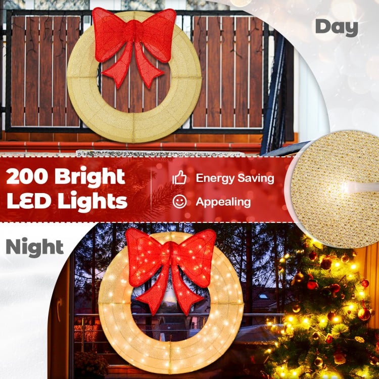 Twinkling Ribbon Garland