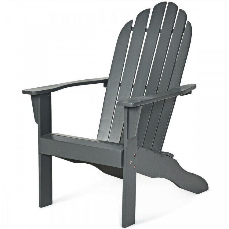 Gray Harmony Acacia Lounge Chair