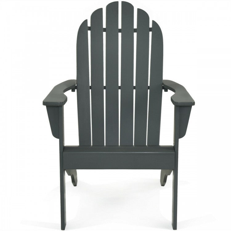 Gray Harmony Acacia Lounge Chair