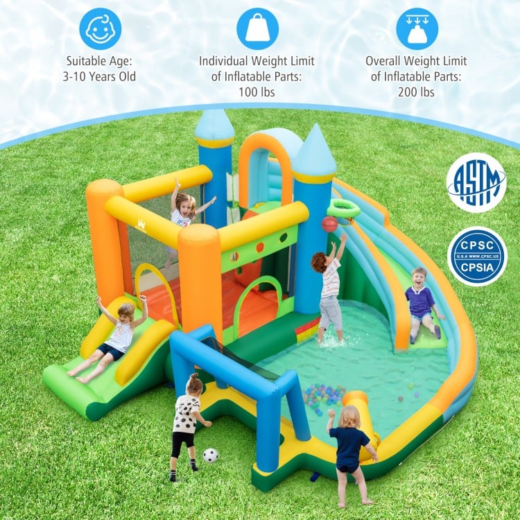 Splash Zone Double Bounce Castle