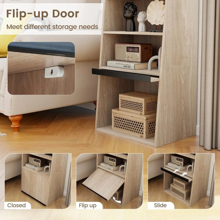 Stairway 6-Tier Bookcase - Natural
