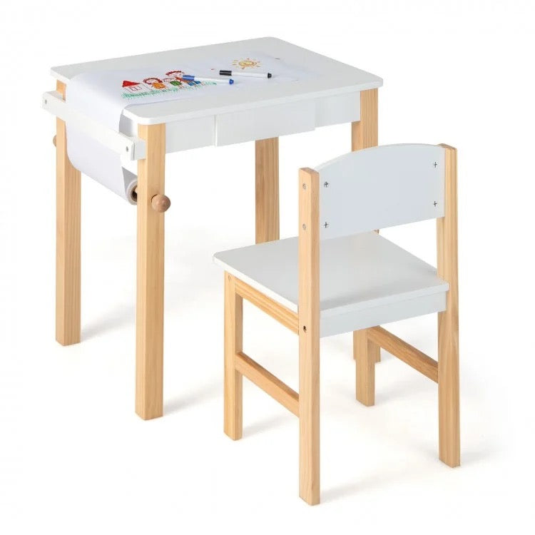 Inspire Art Desk Bundle - White