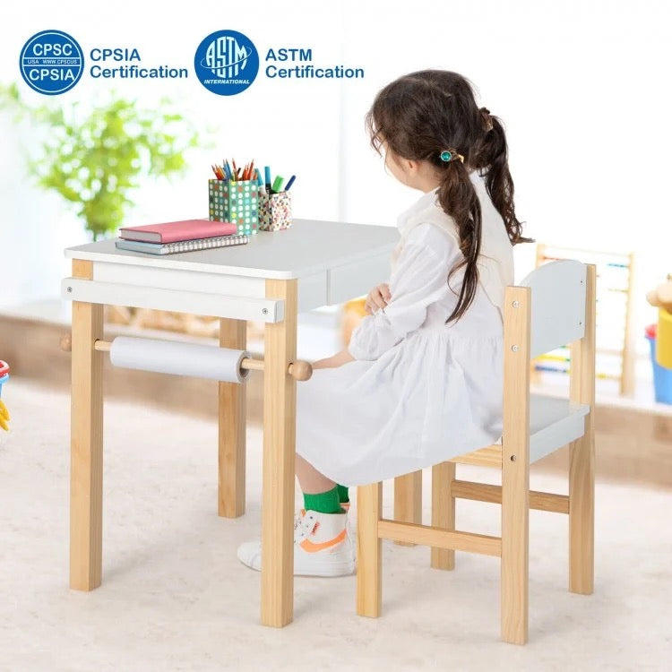 Inspire Art Desk Bundle - White