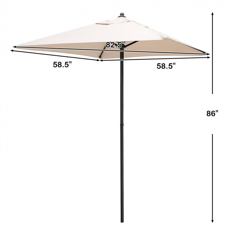 Small Square Sunshade Umbrella