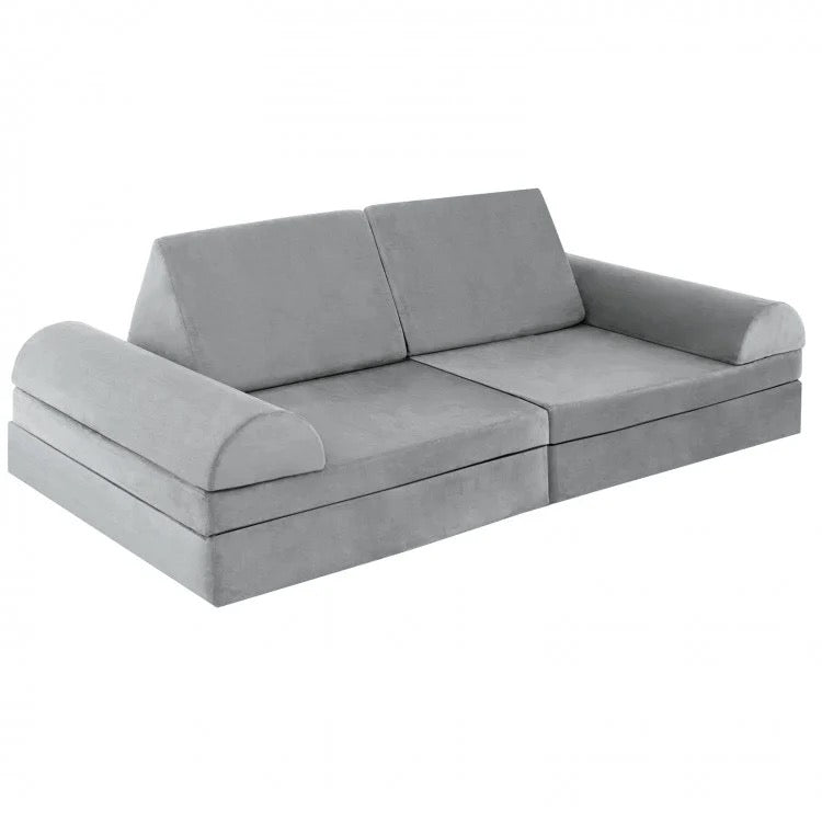 Gray Kids Modular Play Sofa