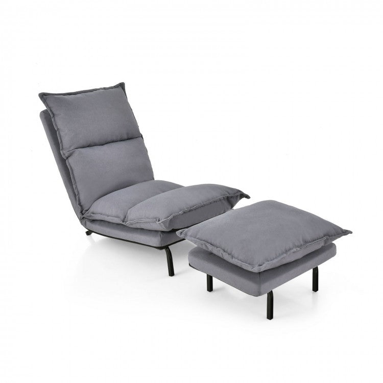 Gray Elegance Armless Lounge