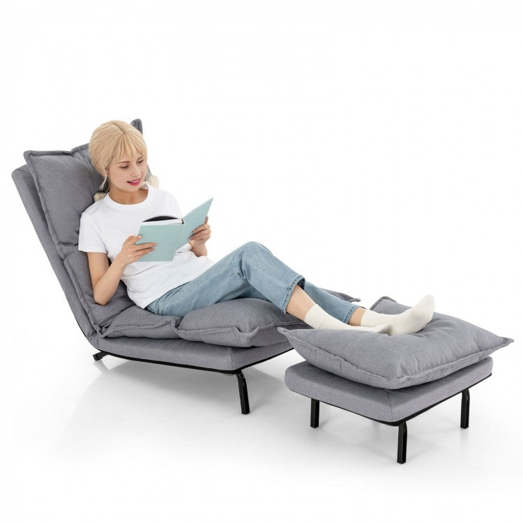 Gray Elegance Armless Lounge