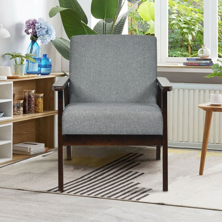 Gray Harmony Retro Armchair