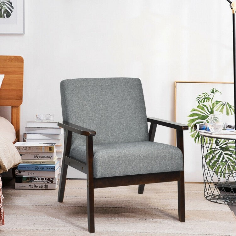 Gray Harmony Retro Armchair