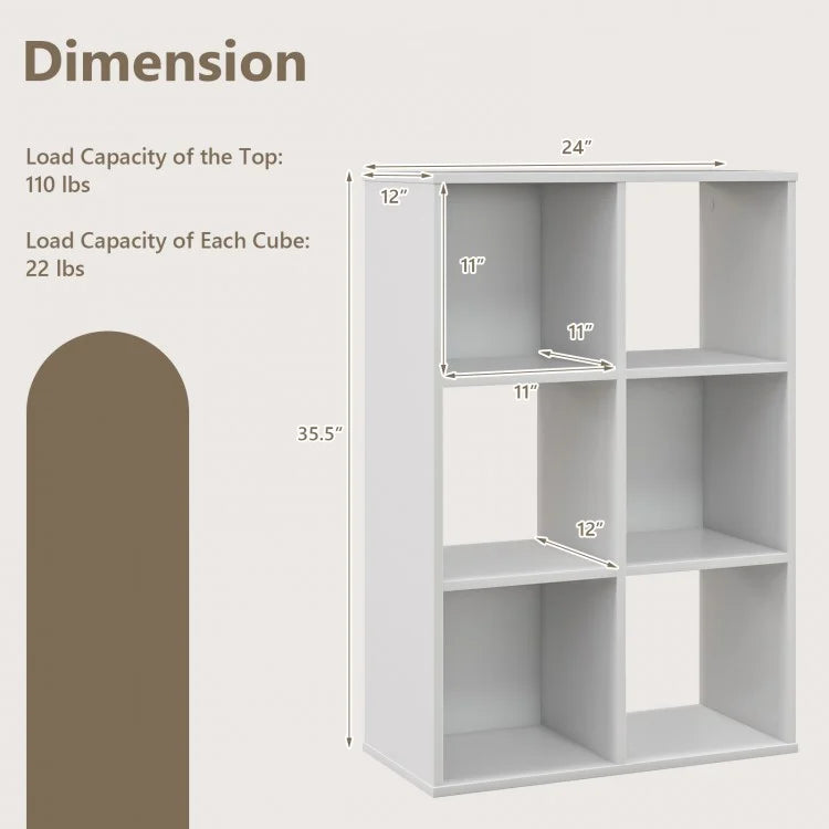 Modular 4-Tier Bookshelf