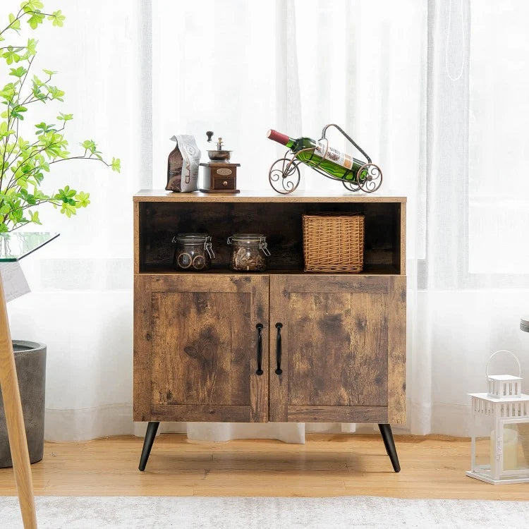 Wine Organizer - Rustic Brown
