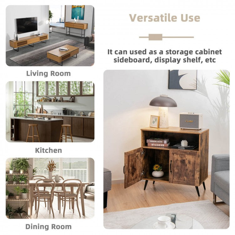 Wine Organizer - Rustic Brown