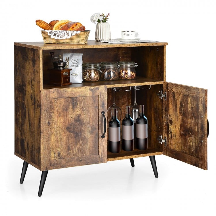 Wine Organizer - Rustic Brown