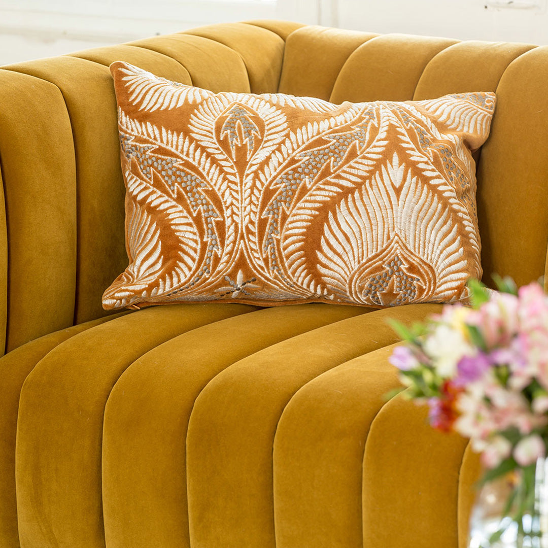 Bohemian Autumn Kidney Cushion