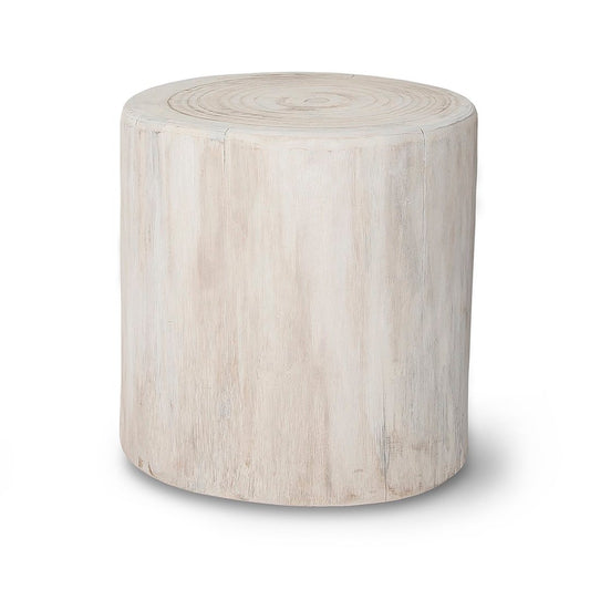 Nova Wide 16" Round Stump - White