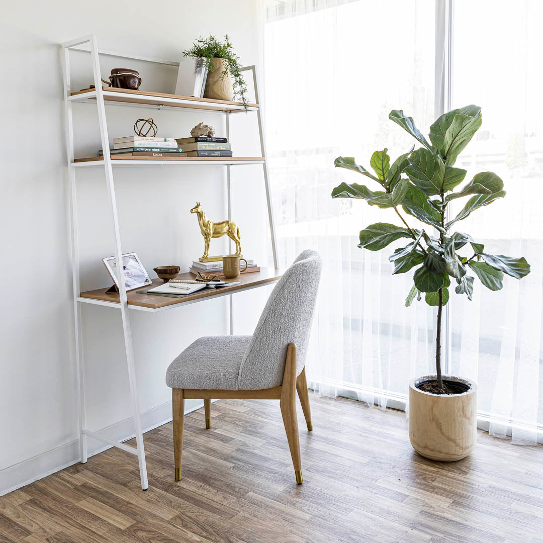 Prince Desk Shelf – White Frame