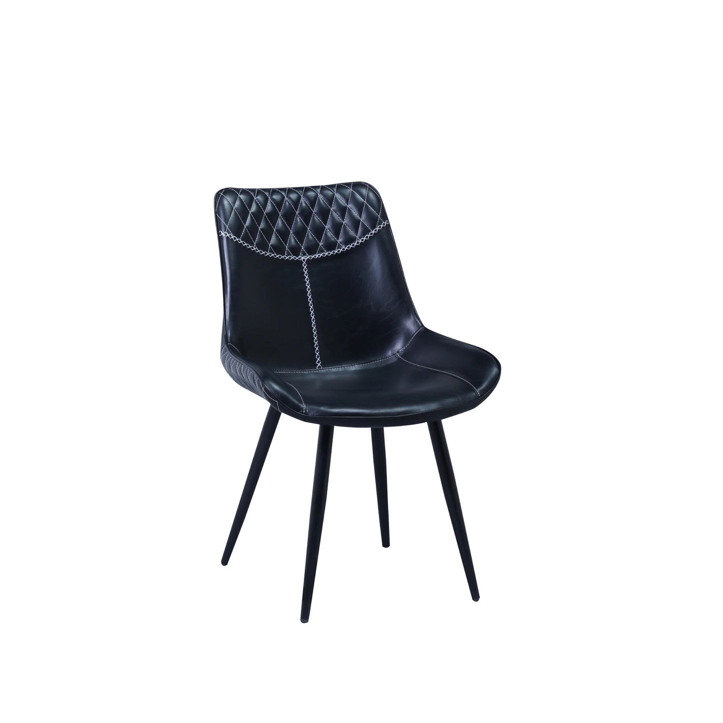 Black PU Seat With Black Legs (2 per box)