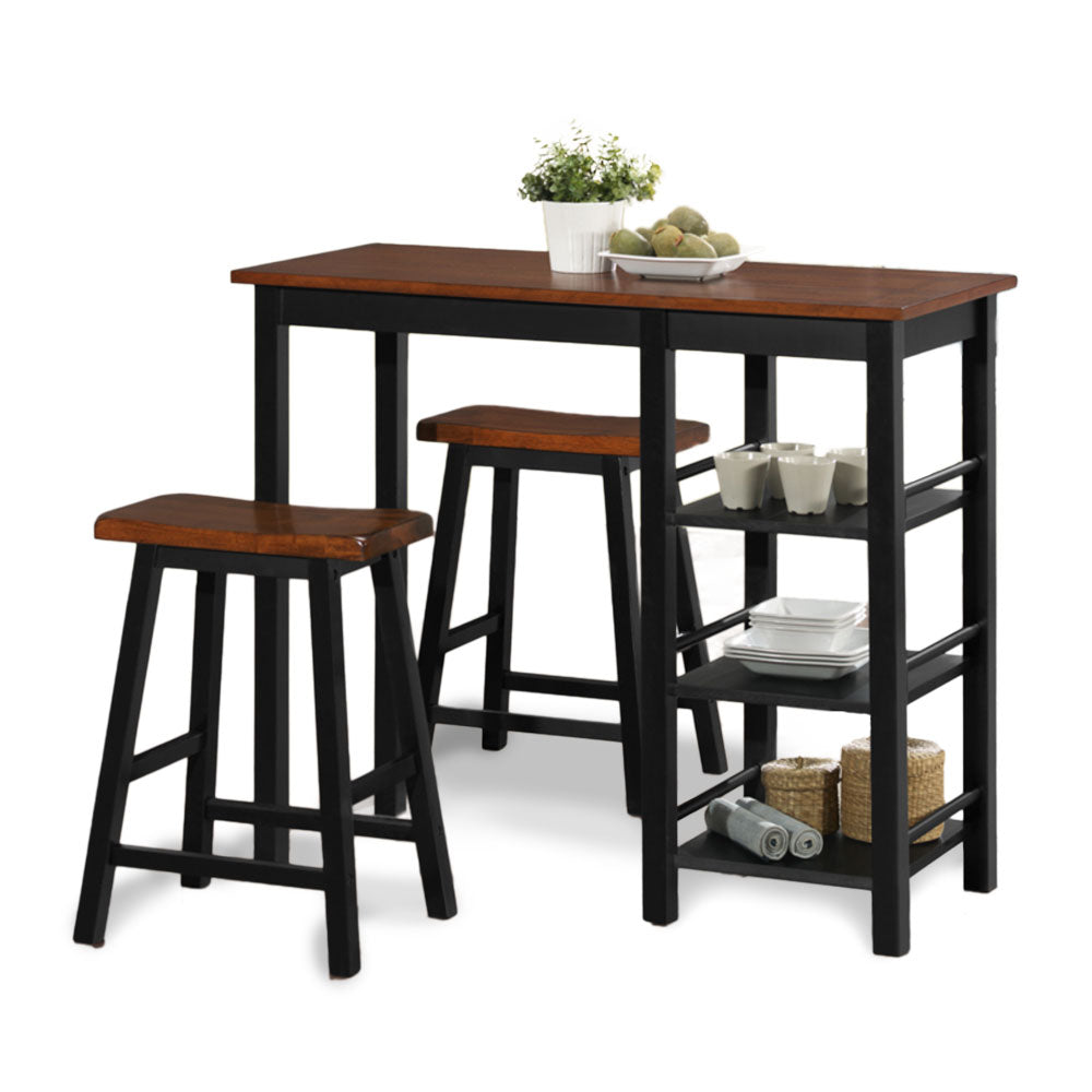 Wood Top 3 pc Pub Set