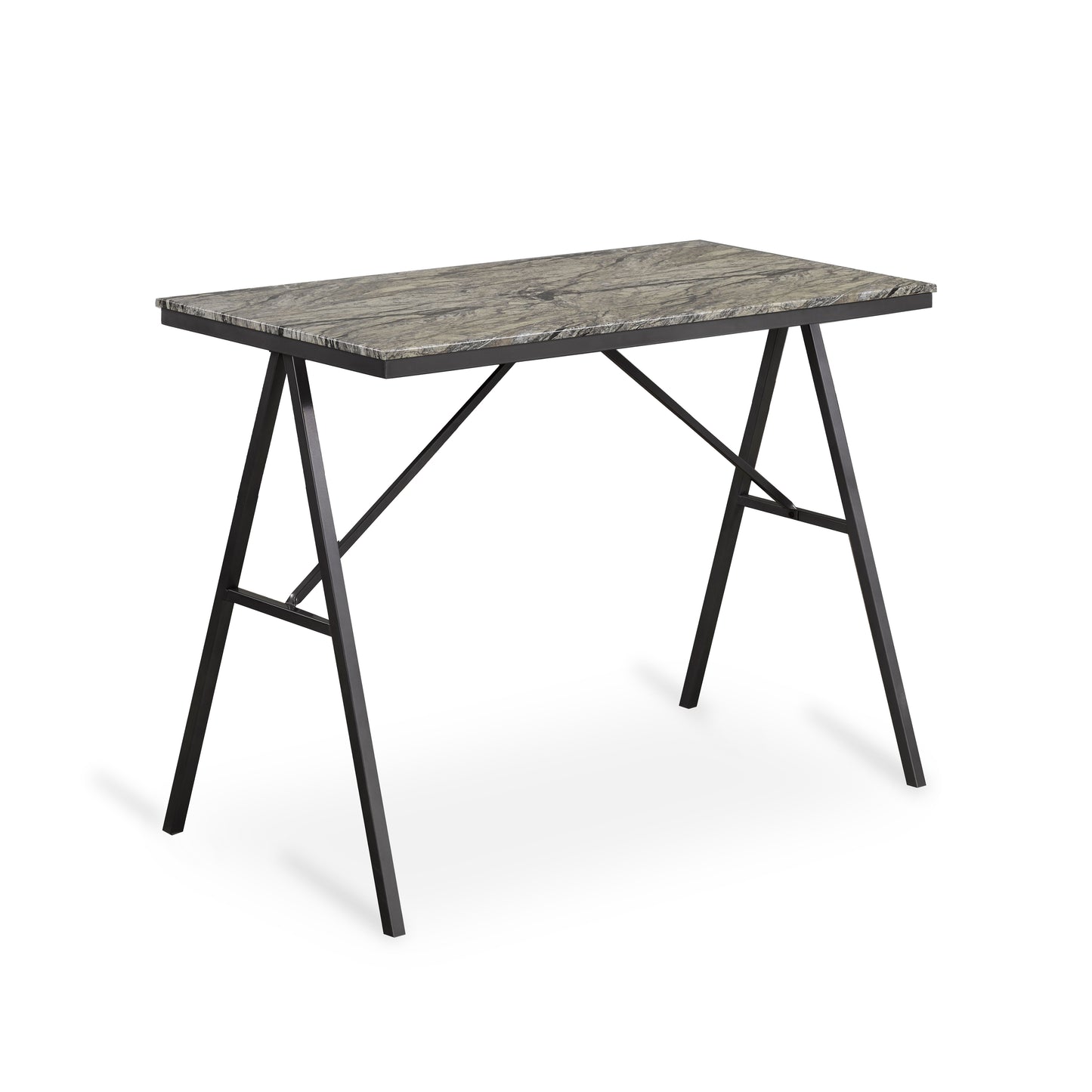 Faux Marble Top 4 Person Pub Table