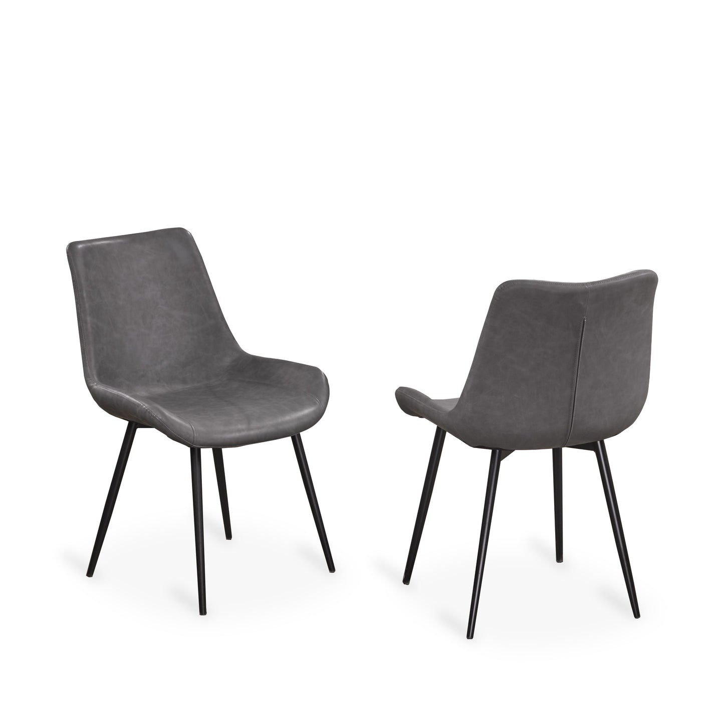 Grey Air Suede Chairs (2 Chairs)
