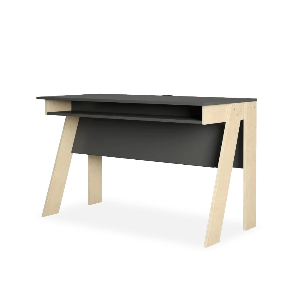 Imperial Desk (Charcoal Black and Birch Plywood)