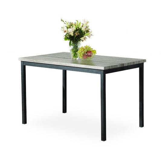 Two-Tone MDF Wood 4 Person Table